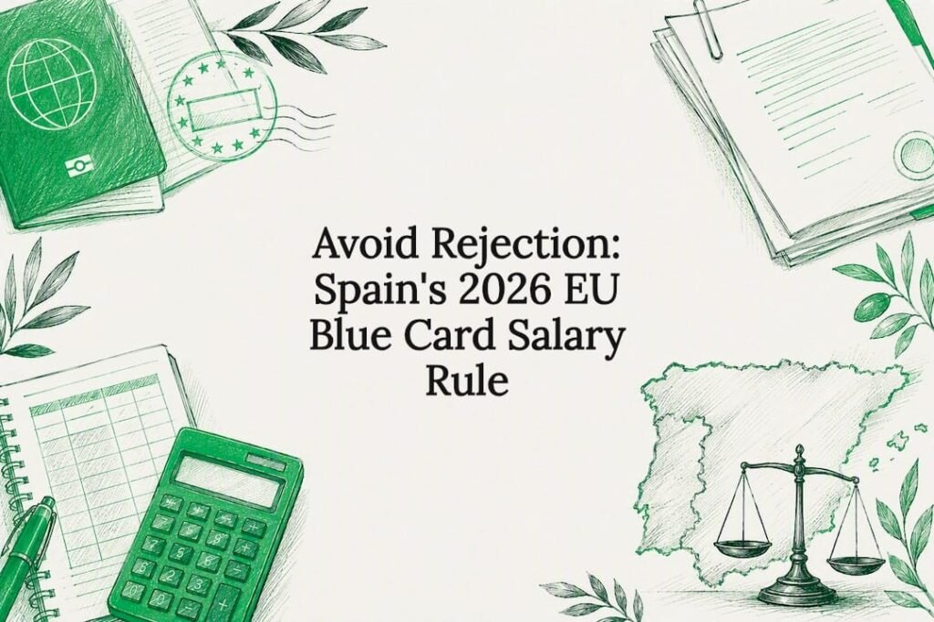 Decorative EU Blue Card title card