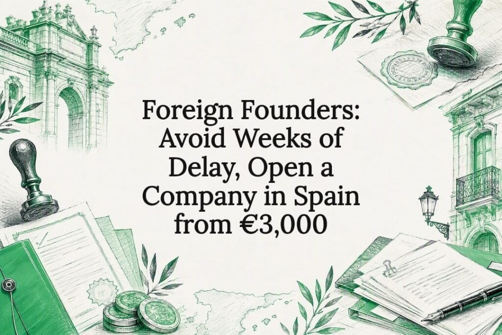 Spanish company formation title card