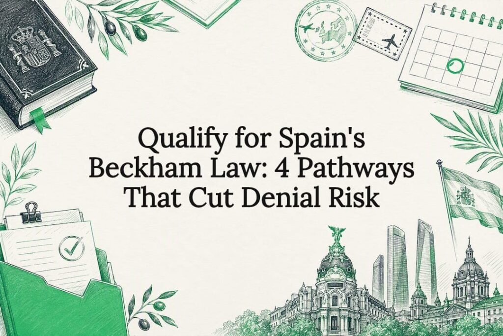 Decorative Beckham Law eligibility title card