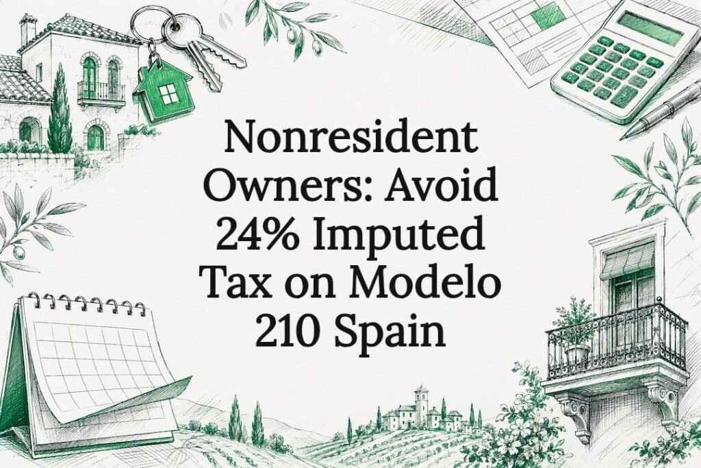 Decorative Modelo 210 tax title card