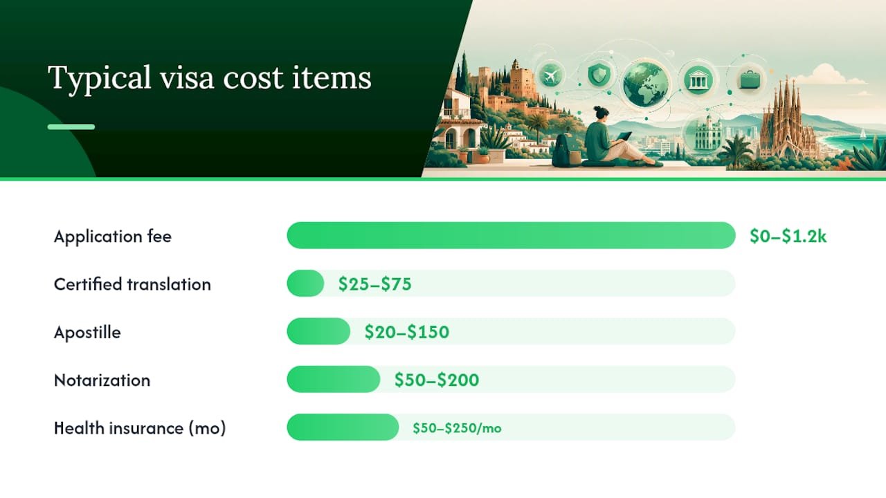 What Does a Digital Nomad Visa Cost Actually Include? — overview diagram