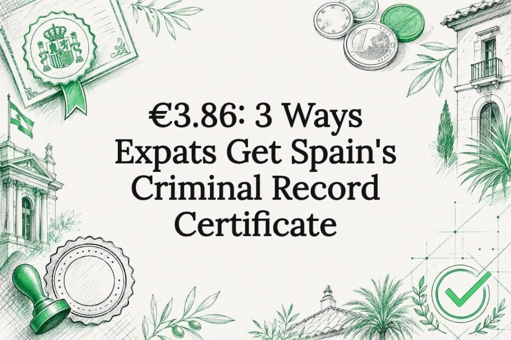 Criminal record certificate title card