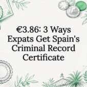 Criminal record certificate title card